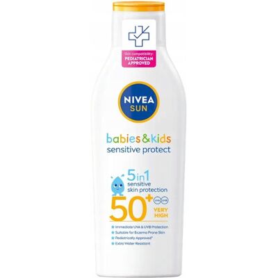 Nivea Sun Babies&kids; Balsam Przeciwsłoneczny Dla Dzieci Od 6mc Spf50 200ml Nivea Sun Babies&kids; Balsam Przeciwsłoneczny Dla Dzieci Od 6mc Spf50 200ml