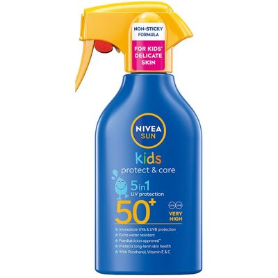 NIVEA SUN KIDS Spray na słońce dla dzieci od 3r.ż. z filtrem SPF50+ 250ml NIVEA SUN KIDS Spray na słońce dla dzieci od 3r.ż. z filtrem SPF50+ 250ml