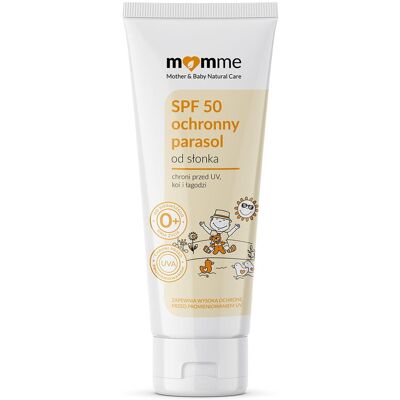 Ochronny krem przeciwsłoneczny SPF 50 parasol od słonka MOMME 50ml Ochronny krem przeciwsłoneczny SPF 50 parasol od słonka MOMME 50ml
