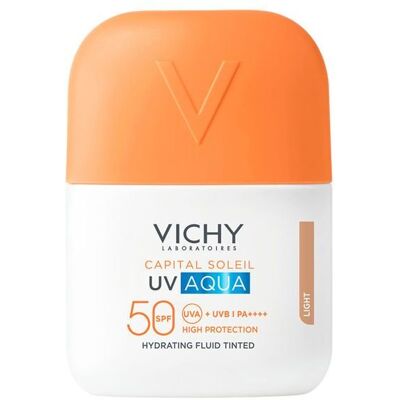 Przeciwstarzeniowy i przeciwzmarszczkowy CAPITAL SOLEIL UV AQUA Nawilżający fluid koloryzujący SPF50 #Light 50 ml Przeciwstarzeniowy i przeciwzmarszczkowy CAPITAL SOLEIL UV AQUA Nawilżający fluid koloryzujący SPF50 #Light 50 ml