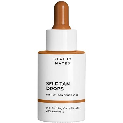 Self Tan Drops 30 ml samoopalacz z aloesem i melaniną Self Tan Drops 30 ml samoopalacz z aloesem i melaniną