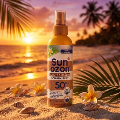Spray do opalania wysoka ochrona i opalenizna 2w1 Sunozon filtr 50 Spray do opalania wysoka ochrona i opalenizna 2w1 Sunozon filtr 50