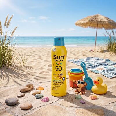 Spray ochronny dla Dzieci Sunozon Kids Anti-Sand SPF 50 200 ml Spray ochronny dla Dzieci Sunozon Kids Anti-Sand SPF 50 200 ml