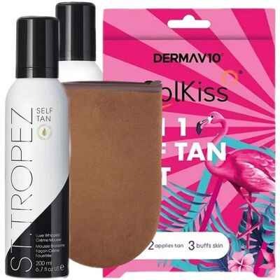 St TROPEZ samoopalacz w piance mus GWIAZD natural CLASSIC bez smug 200ml + Aplikator rękawica zestaw St TROPEZ samoopalacz w piance mus GWIAZD natural CLASSIC bez smug 200ml + Aplikator rękawica zestaw