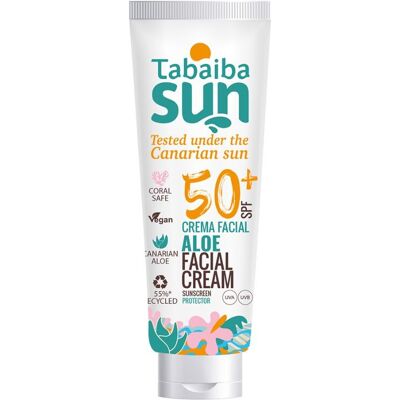 TabaibaSun, Ochrona przeciwsłoneczna, Aloe Facial Cream SPF 50+ TabaibaSun, Ochrona przeciwsłoneczna, Aloe Facial Cream SPF 50+