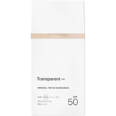 Transparent Lab - Mineral Tinted Sunscreen - Light - Lekki Krem Tonujący z Filtrem SPF 50+ Transparent Lab - Mineral Tinted Sunscreen - Light - Lekki Krem Tonujący z Filtrem SPF 50+