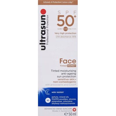 Ultrasun Face Tonujący SPF50+ Miód Przeciwsłoneczny Krem Ultrasun Face Tonujący SPF50+ Miód Przeciwsłoneczny Krem