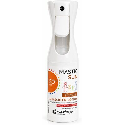Mastic Sun, Sunscreen Lotion Family Spf50+, Balsam Przeciwsłoneczny Do Ciała Dla Całej Rodziny, 200 Ml Mastic Sun, Sunscreen Lotion Family Spf50+, Balsam Przeciwsłoneczny Do Ciała Dla Całej Rodziny, 200 Ml