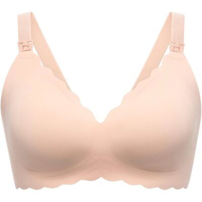 Momcozy YN46 (XL) Jelly Strip – Bezszwowy Kwiatowy Biustonosz do Karmienia Push-up Beżowy Floral Momcozy YN46 (XL) Jelly Strip – Bezszwowy Kwiatowy Biustonosz do Karmienia Push-up Beżowy Floral