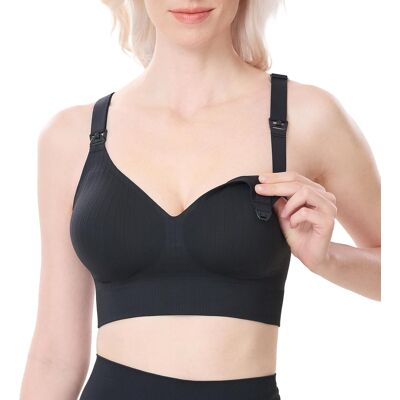 MomCozy Biustonosz do karmienia sportowy chłodzący oddychający racerback XL MomCozy Biustonosz do karmienia sportowy chłodzący oddychający racerback XL
