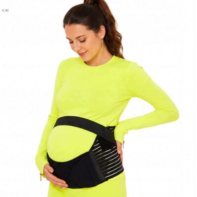 Inny producent Pas Ciążowy Podtrzymujący Dla Kobiet W Ciąży Brzuszny Czarny Femme Enceinte Inny producent Pas Ciążowy Podtrzymujący Dla Kobiet W Ciąży Brzuszny Czarny Femme Enceinte