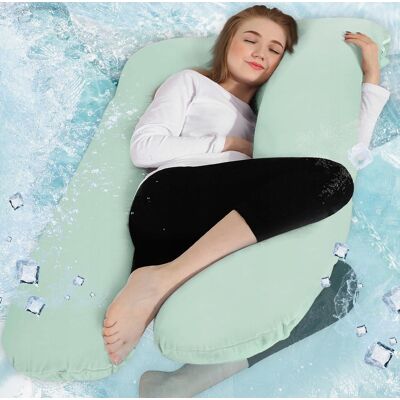 Inny producent PODUSZKA 140X70CM CIĄŻOWA WSPARCIE RELAKS SNU KOBIET CHŁODZĄCA JERSEY Inny producent PODUSZKA 140X70CM CIĄŻOWA WSPARCIE RELAKS SNU KOBIET CHŁODZĄCA JERSEY