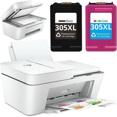 Drukarka wielofunkcyjna Kolorowa wifi HP 4120e tanie tusze zamienne 305XL Drukarka wielofunkcyjna Kolorowa wifi HP 4120e tanie tusze zamienne 305XL