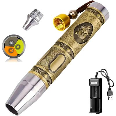 Inny producent Latarka Wielofunkcyjna Biała Żółta Uv 145 Mm 95g Ładowalna Wytrzymała Inny producent Latarka Wielofunkcyjna Biała Żółta Uv 145 Mm 95g Ładowalna Wytrzymała