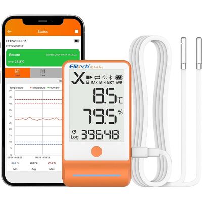Inny producent Rejestrator Temperatury Wilgotności Usb Lcd Alarm Wielokrotny Metalowy Inny producent Rejestrator Temperatury Wilgotności Usb Lcd Alarm Wielokrotny Metalowy