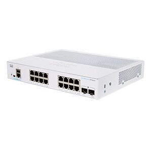 Cisco Systems CBS350-16T-2G-EU łącza sieciowe Zarządzany L2/L3 Gigabit Ethernet (10/100/1000) Srebrny