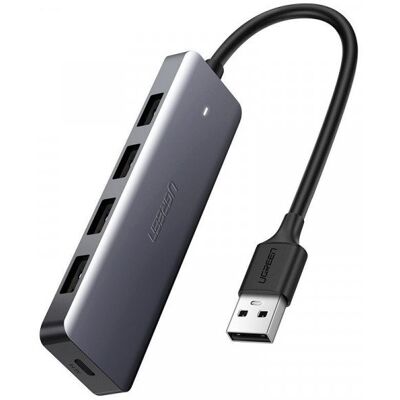 Adapter 4w1 UGREEN Hub USB do 4x USB 3.0 + micro USB Adapter 4w1 UGREEN Hub USB do 4x USB 3.0 + micro USB
