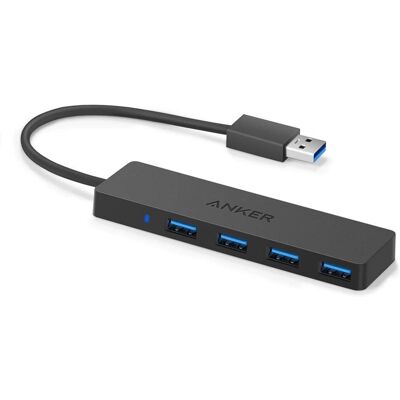 Huba USB Anker - 4 Porty - Czarny Huba USB Anker - 4 Porty - Czarny