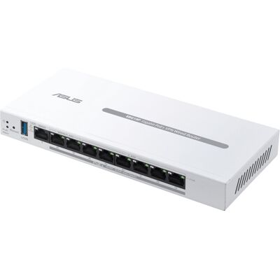 Asus Expertwifi Ebg19p Gigabit Poe+ Vpn 9 Port Wired Router, 8 Poe+ Ports, 123w, Up To 3 Wan Ethernet Ports + 1 Usb Wan, Perfect For Aps, Commercial-G Asus Expertwifi Ebg19p Gigabit Poe+ Vpn 9 Port Wired Router, 8 Poe+ Ports, 123w, Up To 3 Wan Ethernet Ports + 1 Usb Wan, Perfect For Aps, Commercial-G
