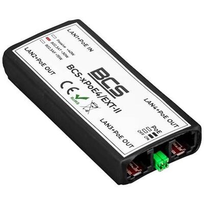 Inny producent EXTENDER PoE REPETER SIECI LAN BCS-xPoE4/EXT-II Inny producent EXTENDER PoE REPETER SIECI LAN BCS-xPoE4/EXT-II