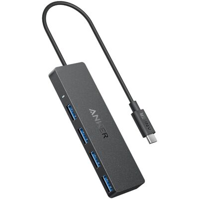 Anker Ultra Cienki USB Type-C 5000 Mbit/s - USB Hub Anker Ultra Cienki USB Type-C 5000 Mbit/s - USB Hub