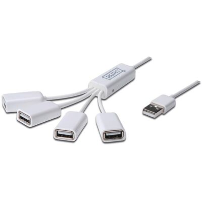 Hub USB DIGITUS Spider DA-70216, 4-porty Hub USB DIGITUS Spider DA-70216, 4-porty
