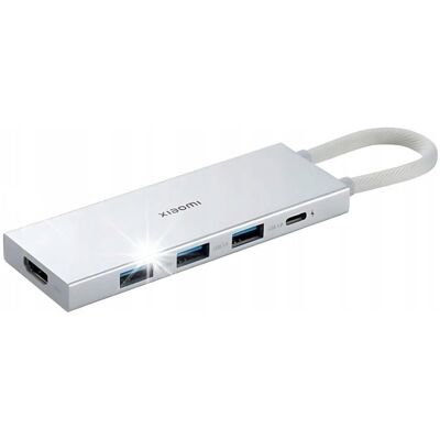 Inny producent Koncentrator USB-C Xiaomi 5-in-1 Type-C Hub HDMI USB 3.0 obsługa 4K i PD3.0 Inny producent Koncentrator USB-C Xiaomi 5-in-1 Type-C Hub HDMI USB 3.0 obsługa 4K i PD3.0