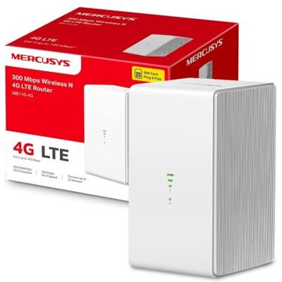 TP-LINK Mercusys MB110-4G Ethernet Banda unica (2,4 GHz) Blanco - Router TP-LINK Mercusys MB110-4G Ethernet Banda unica (2,4 GHz) Blanco - Router