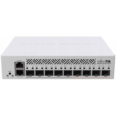 Inny producent MikroTik Cloud Router Switch CRS310-1G-5S-4S+IN - 800MHz, 256MB RAM, 1x GLAN, 5x SFP, 4x SFP+ Inny producent MikroTik Cloud Router Switch CRS310-1G-5S-4S+IN - 800MHz, 256MB RAM, 1x GLAN, 5x SFP, 4x SFP+