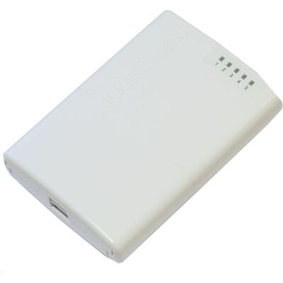 Mikrotik (Rb750p-Pbr2) Mikrotik Powerbox Router Fast Ethernet Biały Mikrotik (Rb750p-Pbr2) Mikrotik Powerbox Router Fast Ethernet Biały