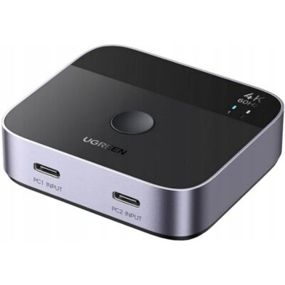 Przełącznik 2x USB-C do HDMI Ugreen AW502 2w1 4K 60Hz Switch Przełącznik 2x USB-C do HDMI Ugreen AW502 2w1 4K 60Hz Switch
