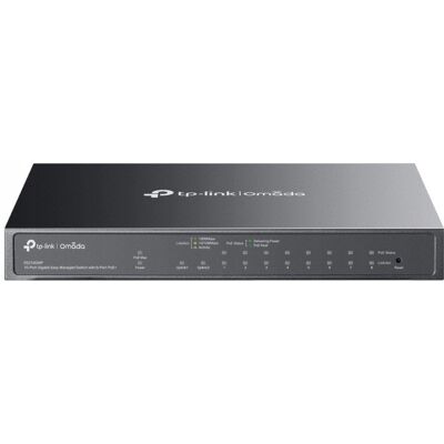 TP-LINK Przełącznik ES210GMP Omada 10-Port Gigabit Easy Managed Switch with 8+ TP-LINK Przełącznik ES210GMP Omada 10-Port Gigabit Easy Managed Switch with 8+