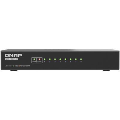Qnap QSW-1108-8T-R2 8 portowy przełącznik 8x 2,5GbE Qnap QSW-1108-8T-R2 8 portowy przełącznik 8x 2,5GbE