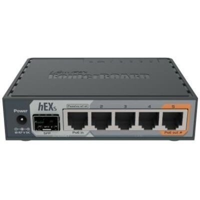 Router Mikrotik Rb760igs 5x Rj-45 10/100/1000 Mb/s 1x Sfp Port Router Mikrotik Rb760igs 5x Rj-45 10/100/1000 Mb/s 1x Sfp Port