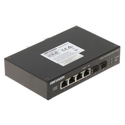 SWITCH POE DS-3T0506HP-E/HS 4-PORTOWY SFP Hikvision SWITCH POE DS-3T0506HP-E/HS 4-PORTOWY SFP Hikvision