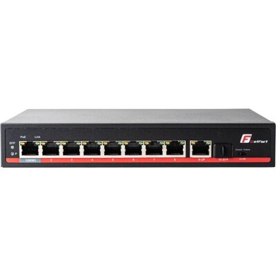 Switch POE GETFORT 8+1+SFP Gigabit Ethernet 120W, przełącznik sieciowy z POE, szybki transfer danych, zasilanie urządzeń przez Ethernet, idealny do .. Switch POE GETFORT 8+1+SFP Gigabit Ethernet 120W, przełącznik sieciowy z POE, szybki transfer danych, zasilanie urządzeń przez Ethernet, idealny do ..