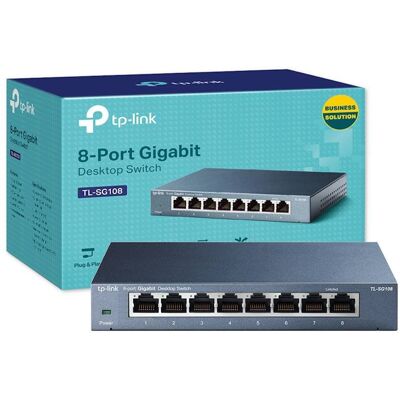 Switch Tp-Link Sg108 8xlan 1gb/s Switch Tp-Link Sg108 8xlan 1gb/s
