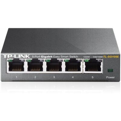 TP-LINK TL-SG105E Switch 5-portowy Gigabit Ethernet TP-LINK TL-SG105E Switch 5-portowy Gigabit Ethernet