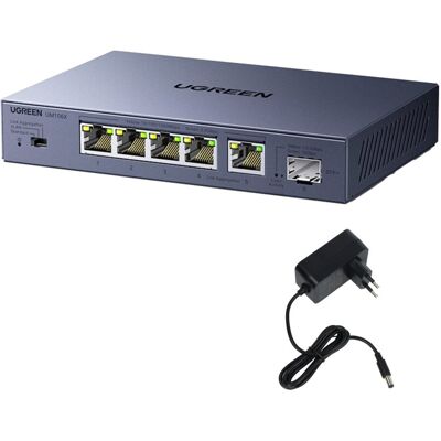UGREEN 35048EU Przełącznik sieciowy 6-portowy 2.5 Gigabit Ethernet UGREEN 35048EU Przełącznik sieciowy 6-portowy 2.5 Gigabit Ethernet