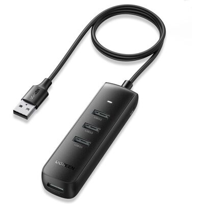 Ugreen Rozdzielacz Hub Usb Typ A - 4X Usb 3.2 Gen 1 Czarny (Cm416 80657) Ugreen Rozdzielacz Hub Usb Typ A - 4X Usb 3.2 Gen 1 Czarny (Cm416 80657)