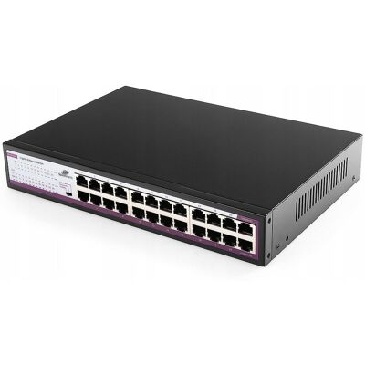 Wydajny SWITCH 24 port GIGABIT przełącznik sieci LAN Spacetronik SP-SG1024 Wydajny SWITCH 24 port GIGABIT przełącznik sieci LAN Spacetronik SP-SG1024