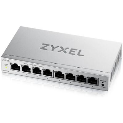 Zyxel GS1200-8V3 switch zarządzalny 8x1GbE VLAN LACP IGMP Jumbo desktop 16Gb/s Zyxel GS1200-8V3 switch zarządzalny 8x1GbE VLAN LACP IGMP Jumbo desktop 16Gb/s