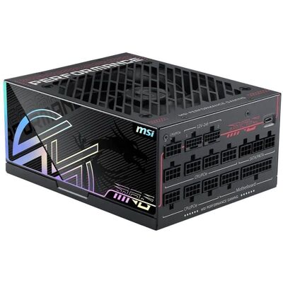 Zasilacz Komputerowy Msi Mpg Ai1300ts Pcie5 1300w 80 Plus Titanium Modularny Zasilacz Komputerowy Msi Mpg Ai1300ts Pcie5 1300w 80 Plus Titanium Modularny