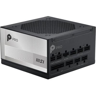Zasilacz MSI PRO A1000PL PCIE5 1000W ATX 80+ Platinum modularny Zasilacz MSI PRO A1000PL PCIE5 1000W ATX 80+ Platinum modularny