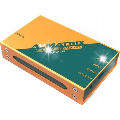 Inny producent AVMATRIX UC1218 - HDMI to USB3.1 TYPE-C Uncompressed Video Capture Inny producent AVMATRIX UC1218 - HDMI to USB3.1 TYPE-C Uncompressed Video Capture