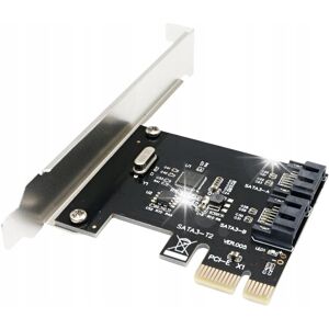 Inny producent Karta adapter do komputera PCI PCIe 1X na 2x SATA 3.0 Serial ATA 2-portowa Inny producent Karta adapter do komputera PCI PCIe 1X na 2x SATA 3.0 Serial ATA 2-portowa