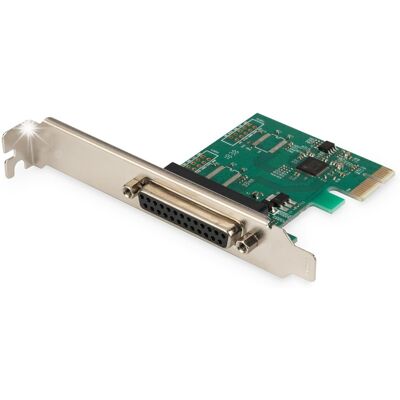 Inny producent Kontroler LPT DIGITUS PCIe, 1x Parallel/LPT, Low Profile, Chipset AX99100 Inny producent Kontroler LPT DIGITUS PCIe, 1x Parallel/LPT, Low Profile, Chipset AX99100
