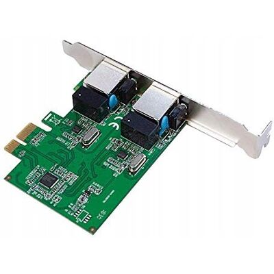 Inny producent Kontroler PCI-Express LogiLink PC0075 2 porty Gigabit LAN Inny producent Kontroler PCI-Express LogiLink PC0075 2 porty Gigabit LAN