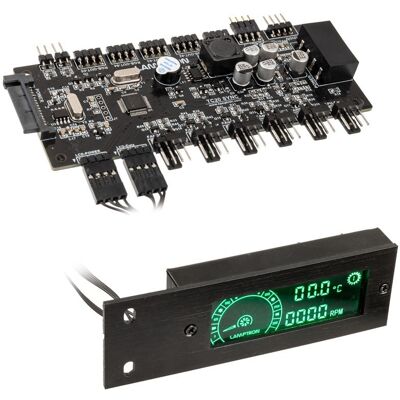 Lamptron Tc20 Sync Edition Pci, Kontroler Wentylatorów Pwm I Oświetlenia Rgb, Czarny Lamptron Tc20 Sync Edition Pci, Kontroler Wentylatorów Pwm I Oświetlenia Rgb, Czarny