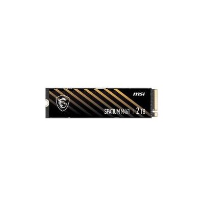 MSI SPATIUM M461 PCIe 4.0 NVMe M.2 2 TB - Wewnętrzny dysk SSD PCIe 4x4 NVMe 1.4, 5000 MB/s odczytu i 4200 MB/s zapisu, 3D NAND, wbudowane zabezpiecz.. MSI SPATIUM M461 PCIe 4.0 NVMe M.2 2 TB - Wewnętrzny dysk SSD PCIe 4x4 NVMe 1.4, 5000 MB/s odczytu i 4200 MB/s zapisu, 3D NAND, wbudowane zabezpiecz..